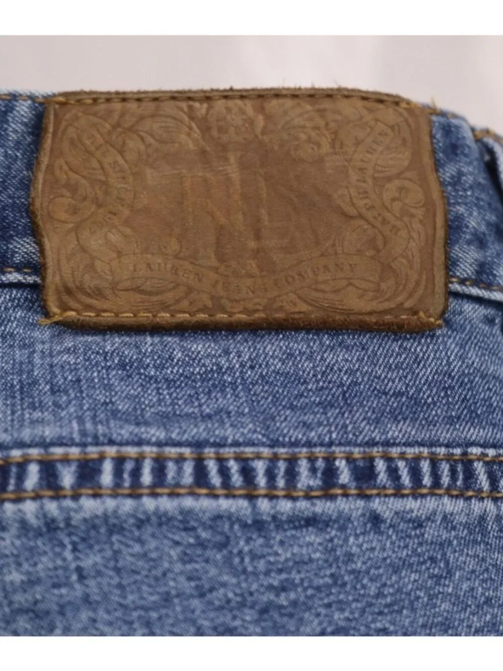 Y2K Ralph Lauren Polo Jeans Womens 8 Skater Gunge Indie Straight Leg Denim VTG - Picture 7 of 12
